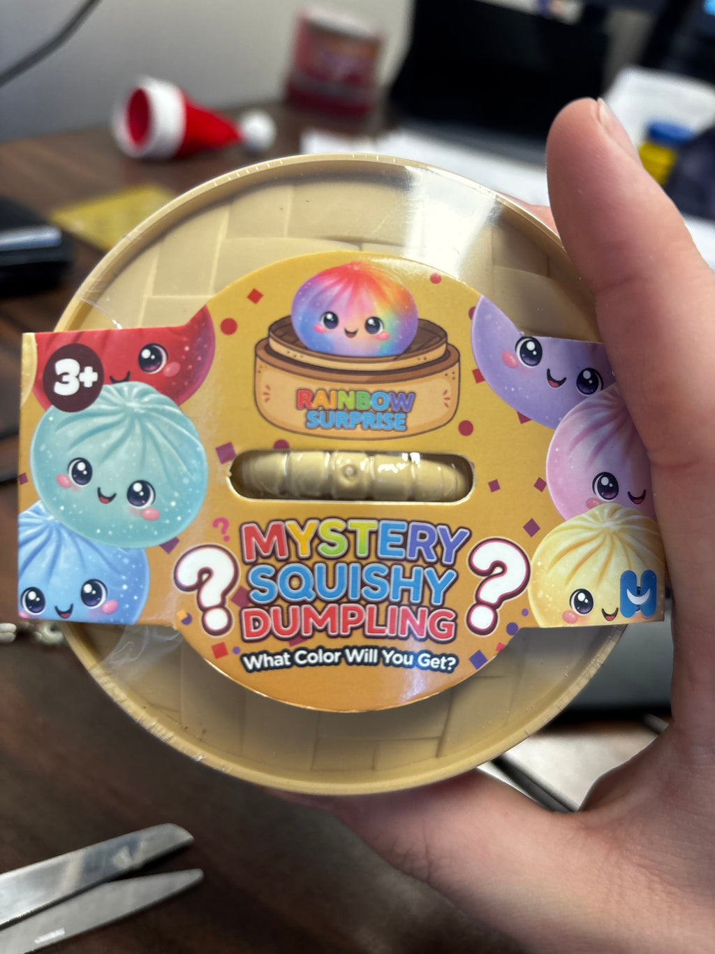 4” Rainbow Mystery Squishy Dumpling