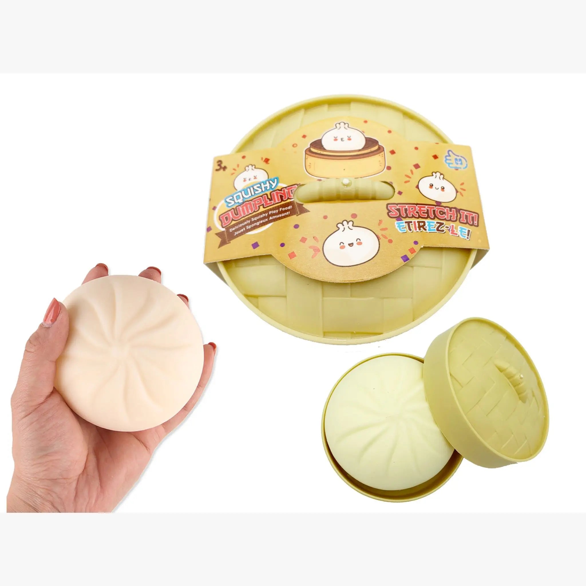 4” Squishy Dumpling - Natural color