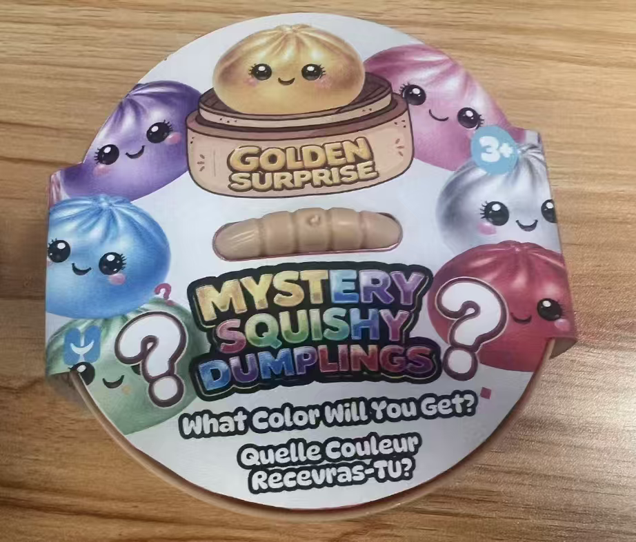 4” Metalic Mystery Squishy Dumpling