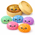 Coming Soon… 4” Mystery Squishy Dumpling - Confetti Water Bead Filling